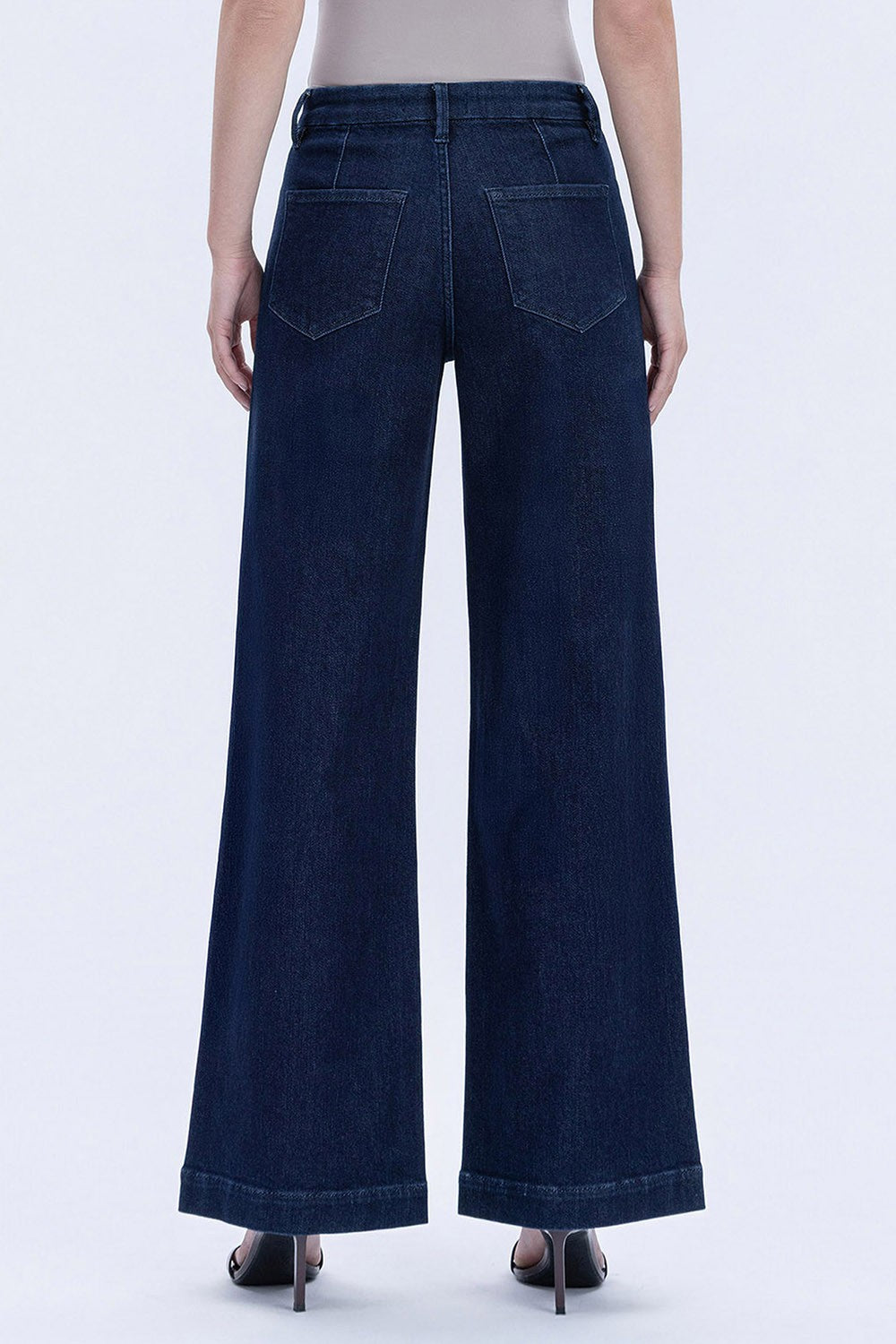 High Rise Trouser Wide Leg Denim