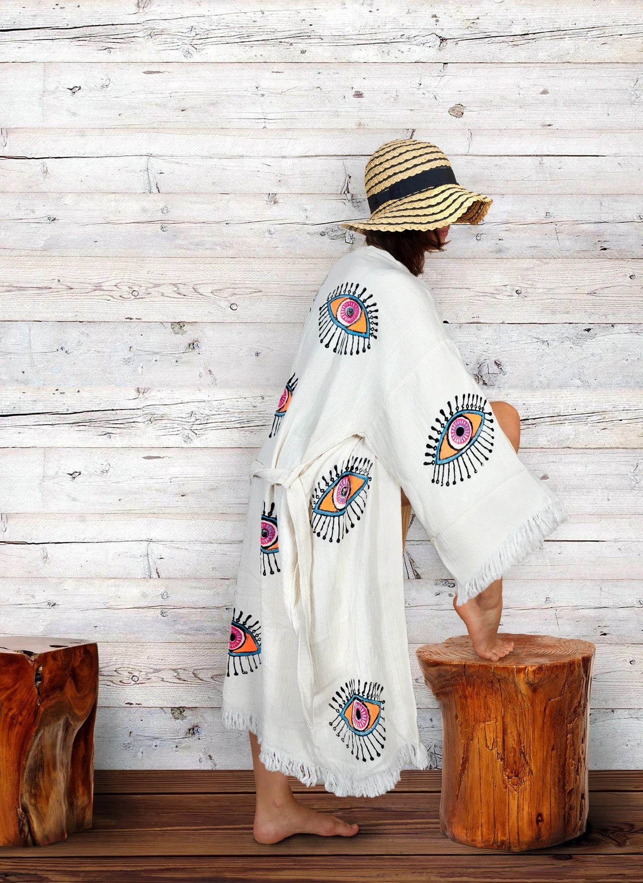 Handmade Third Eye Multi Colored Robe