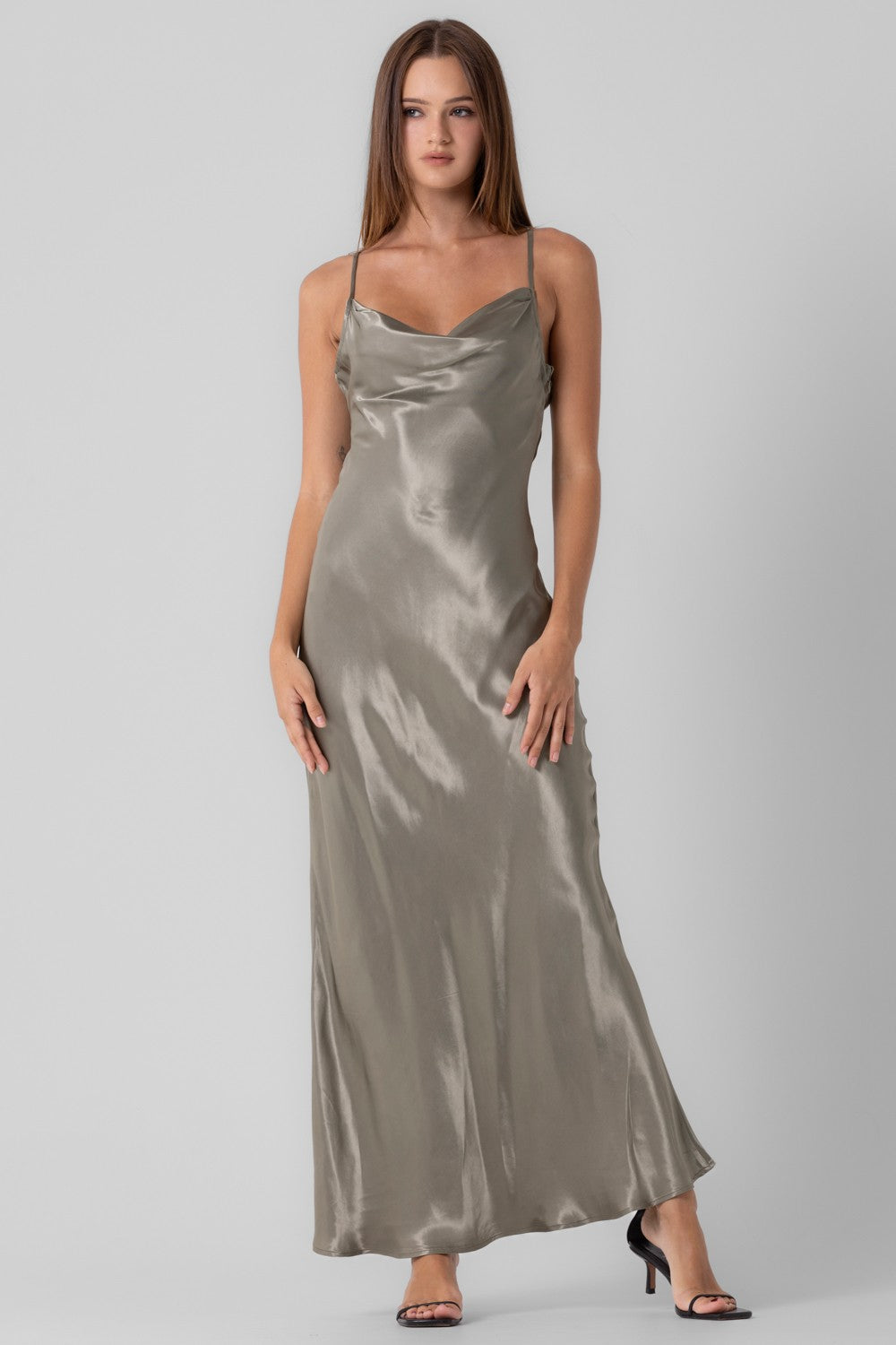 Silk Satin Cami Dress