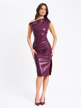 The Sabrina Leather Dress
