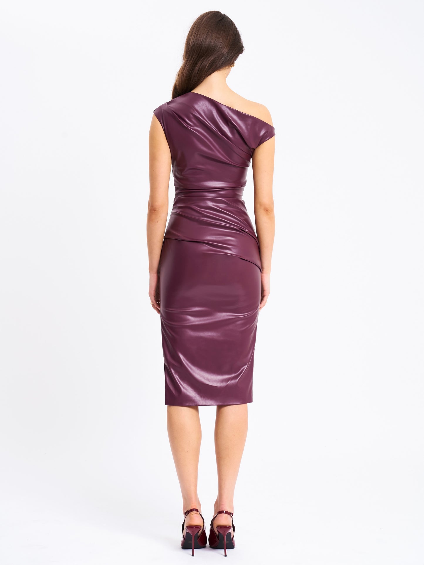 The Sabrina Leather Dress