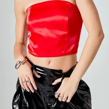 Satin Tube Top