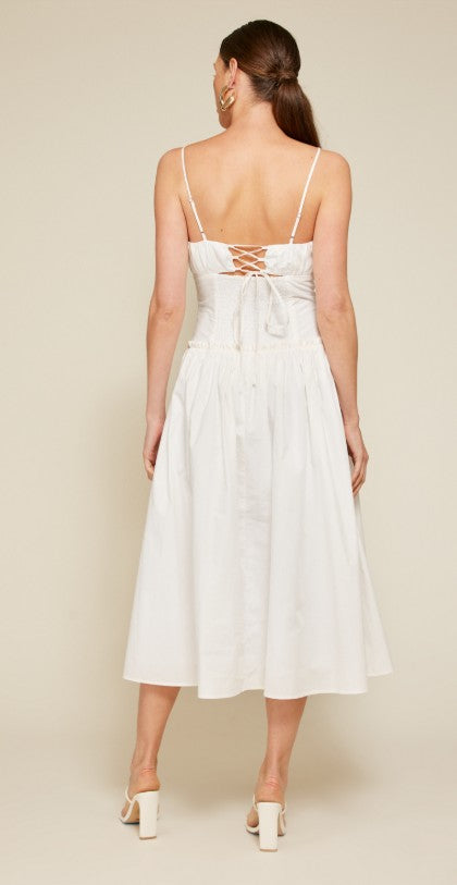 Designer White Maxi Dress