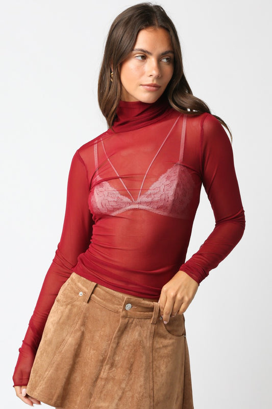 The Ivy Mesh Top