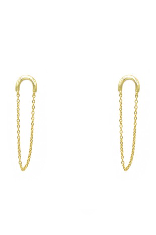 Dangle Earring Gold Plated #8001