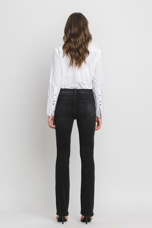 High Rise Slim Bootcut Jeans