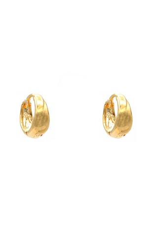Gold Filled Hallow Hoop Earring #1021