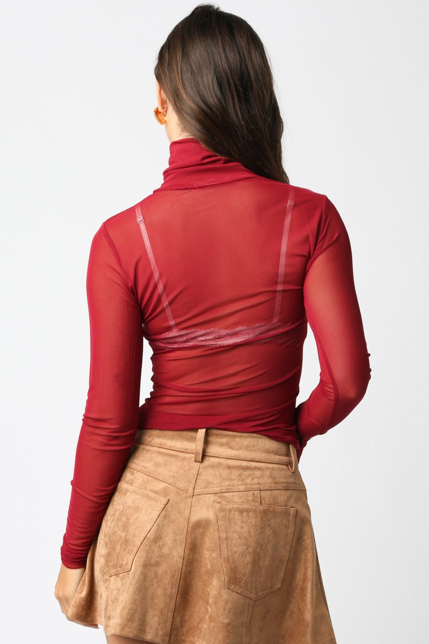 The Ivy Mesh Top