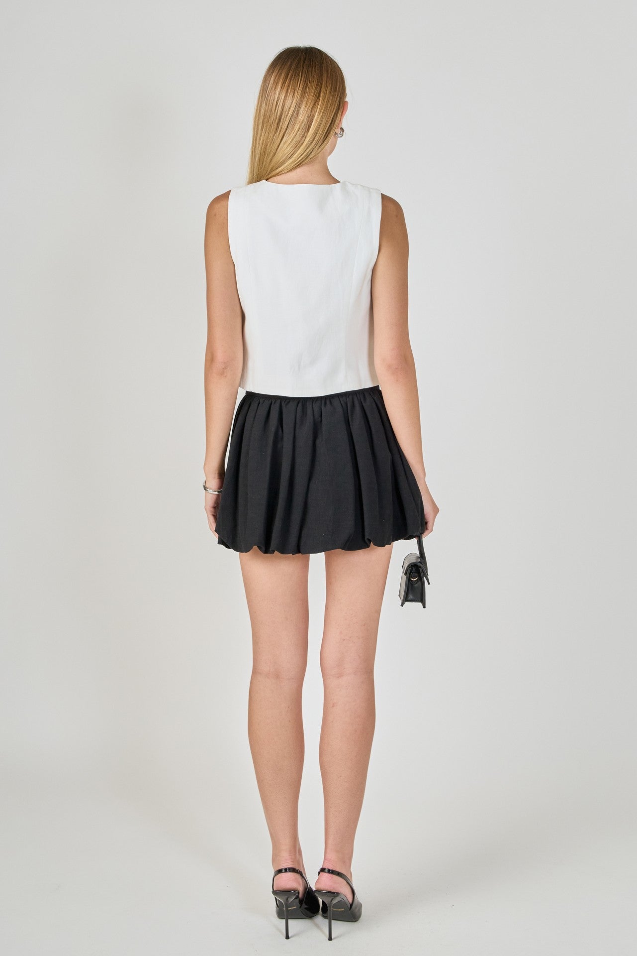 White Linen Vest