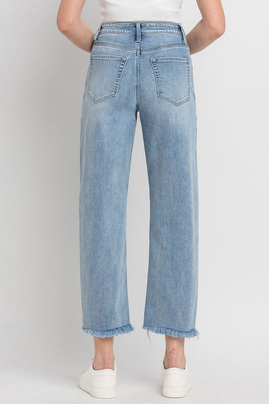 Super High Rise Barrel Jeans