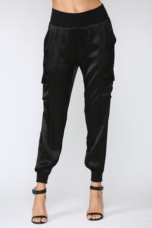 Satin Jogger Pant