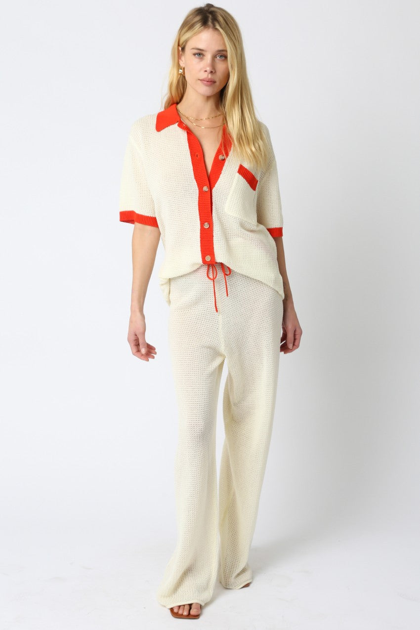 White Lotus Knit Top