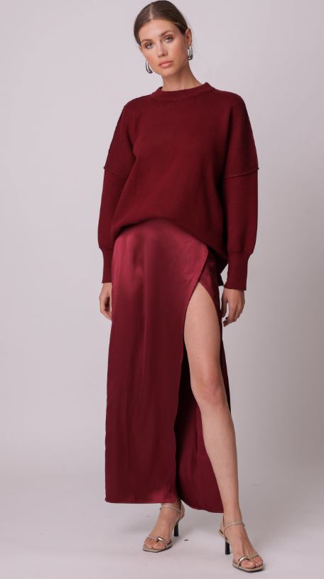 Designer Wine Skirt SALE