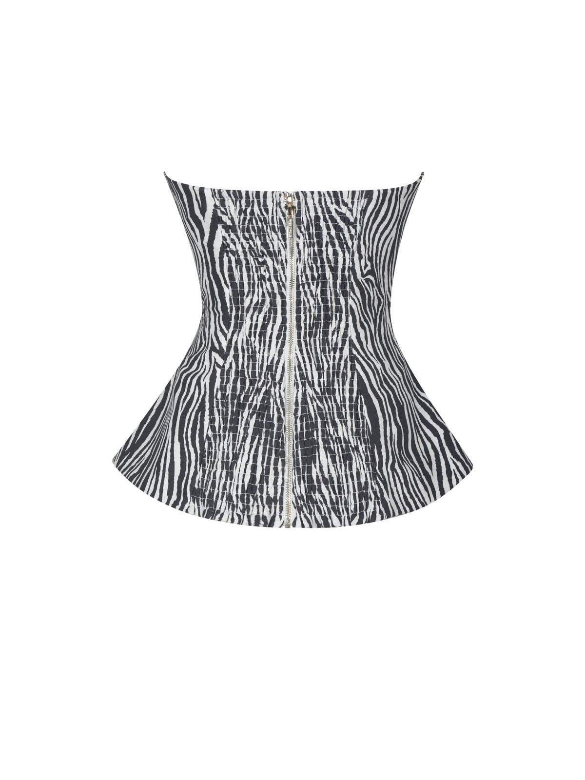 Designer Zebra Tube Top