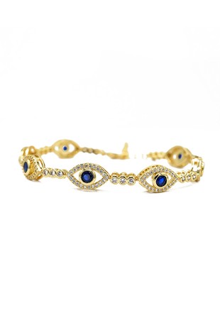 Third Eye Chain Bracelet 18K Gold Filled #10005