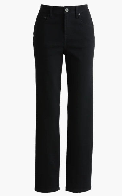 High Waist Straight Leg Denim