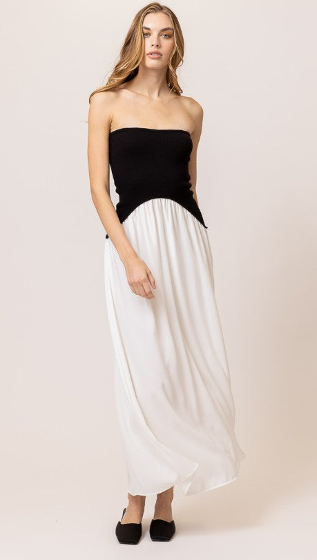 Designer The Saloma Mix Media Dress