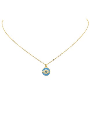 Sterling Silver Third Eye Necklace #8008