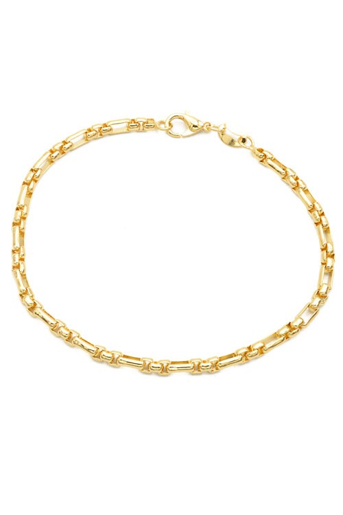 Gold Filled Link Chain Bracelet #1026