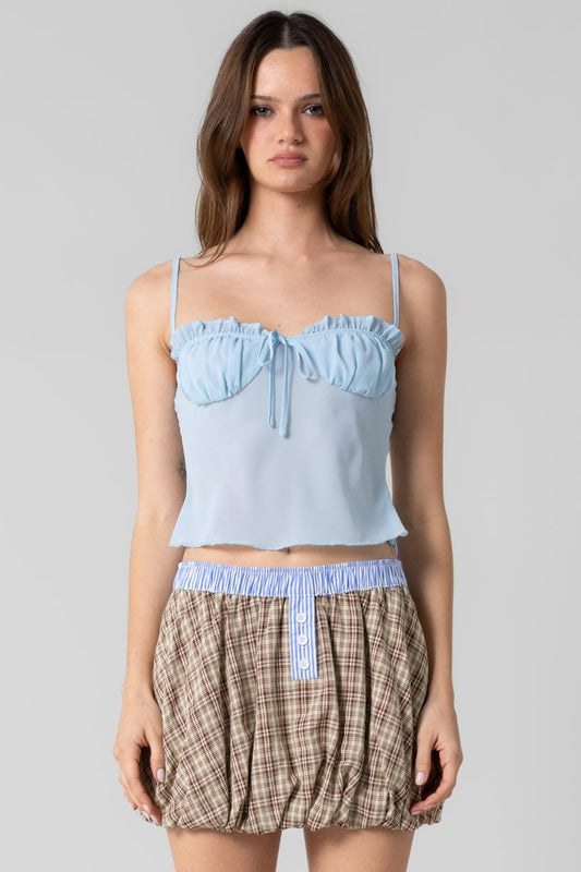 Sky Sheer Top