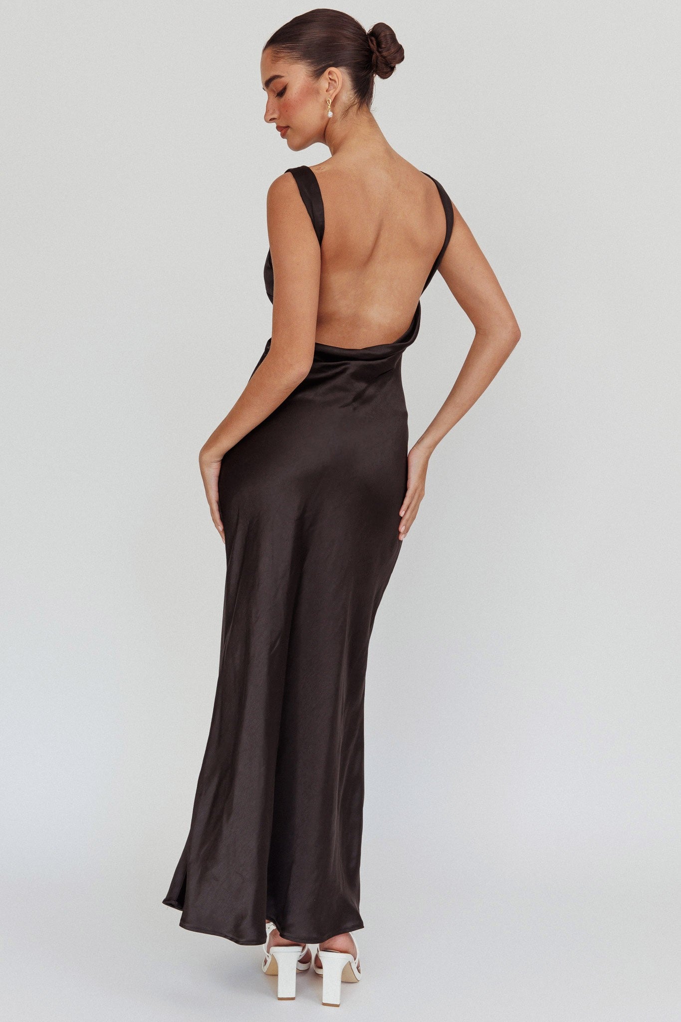 Satin Maxi Dress