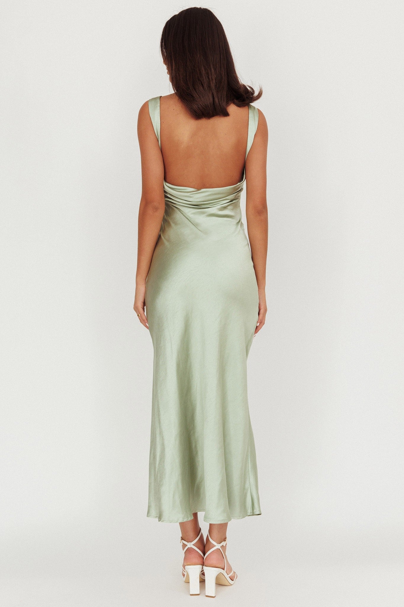 Satin Maxi Dress