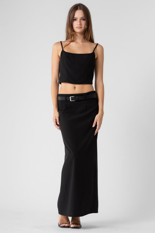 Maxi Skirt With Belt