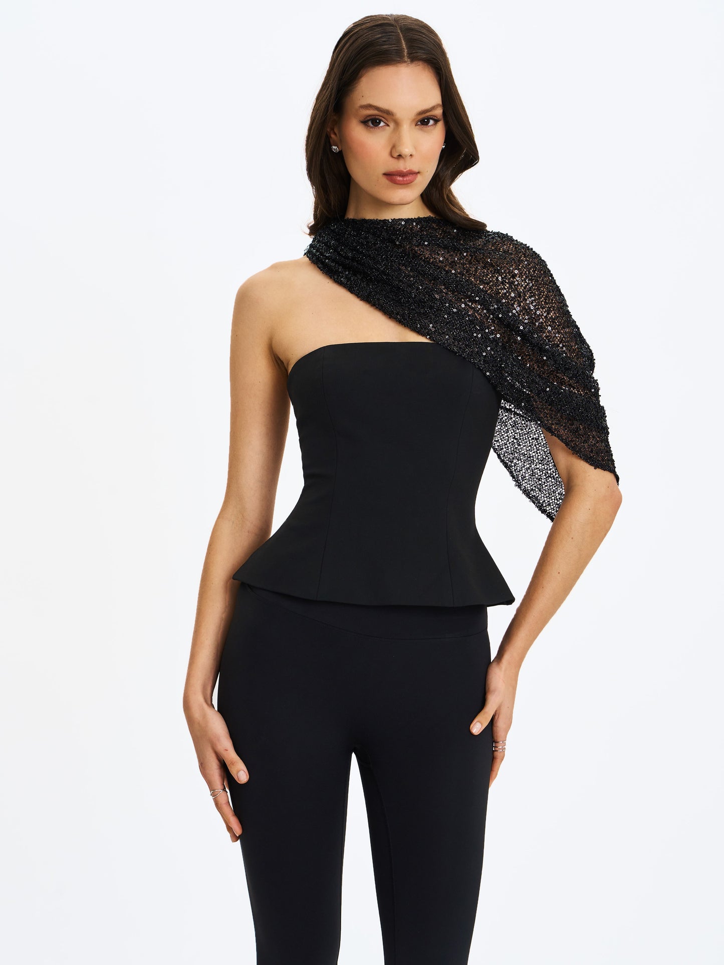 Designer Tube Top Cape Detail