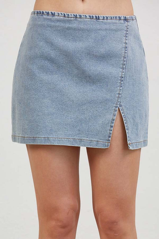 Mini Denim Skirt