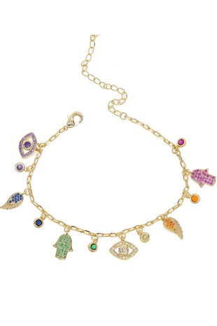 Multi Charm Bracelet #1009