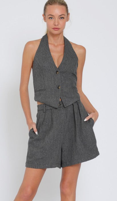Halter and Trouser Set