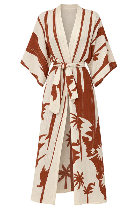 Camel Kimono