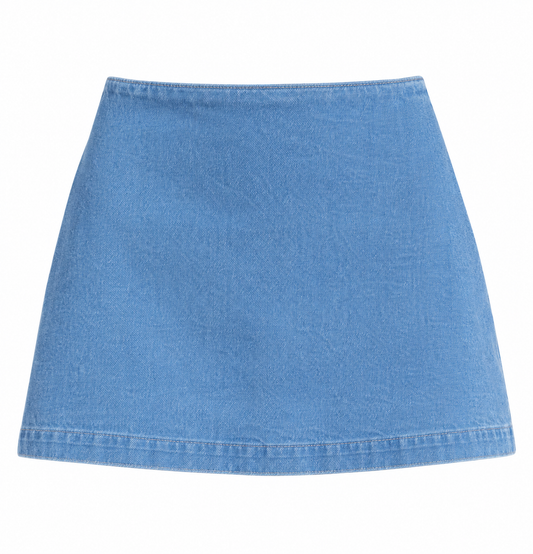 The Denim Mini Skort