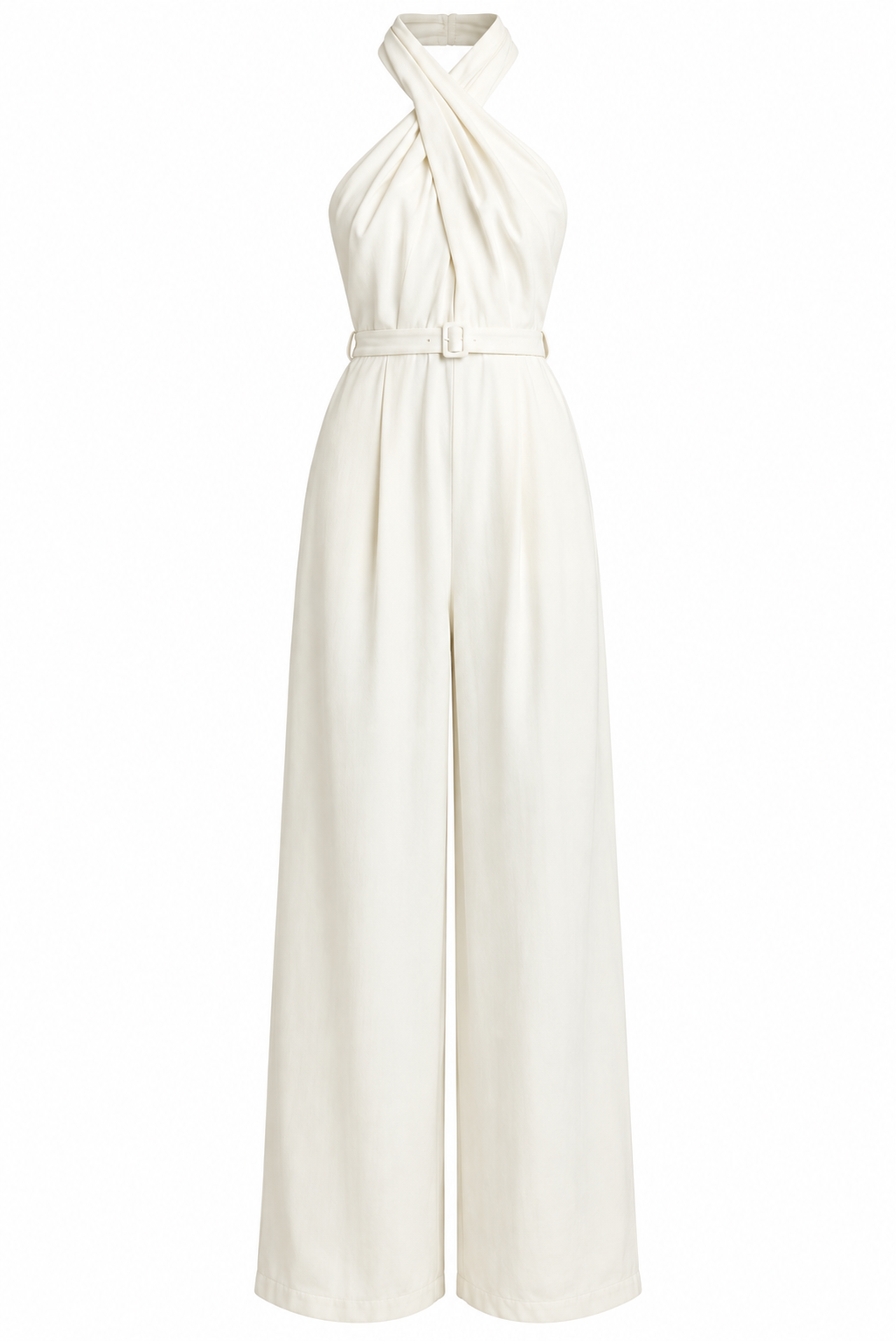 Criss Cross Halter Jumpsuit