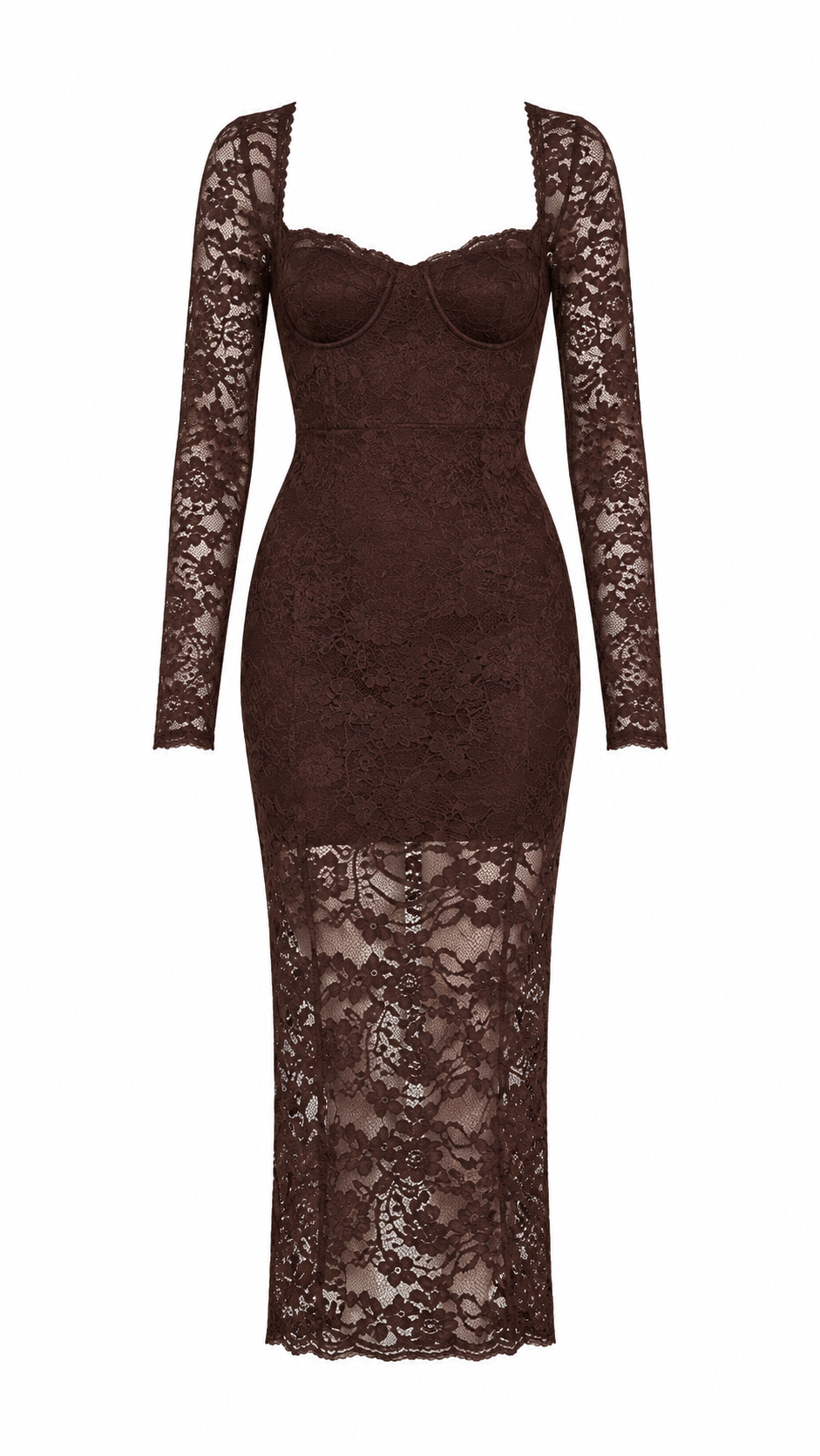 Lace Long Sleeve Dress