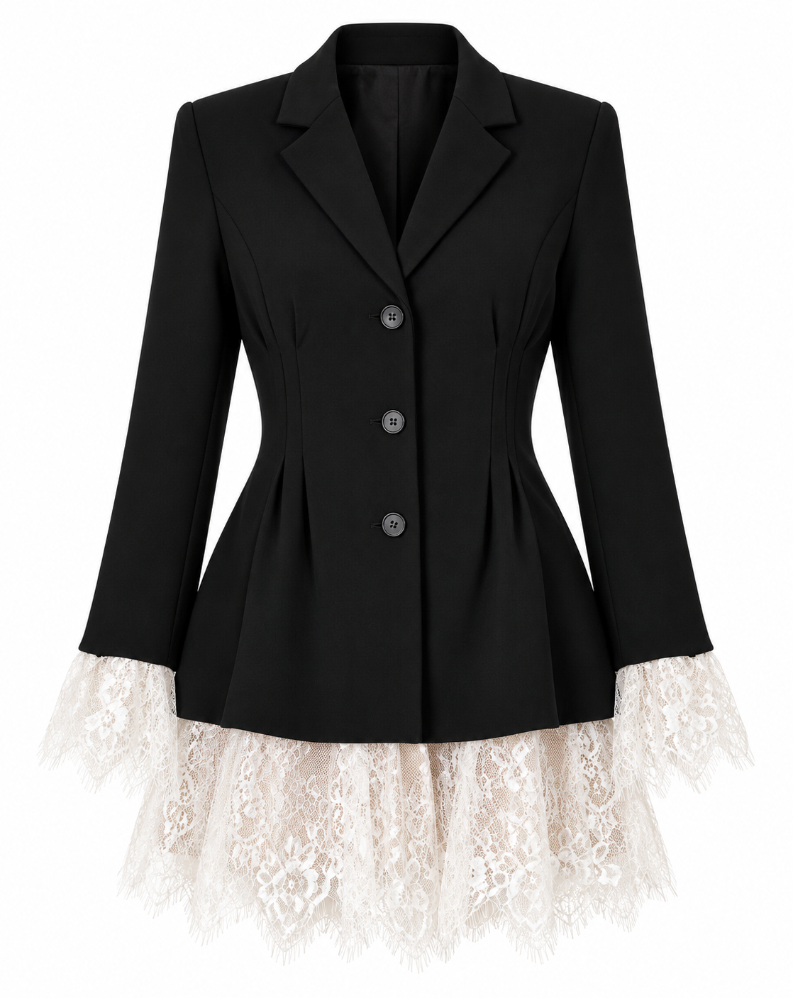 Designer Lace Blazer Dress