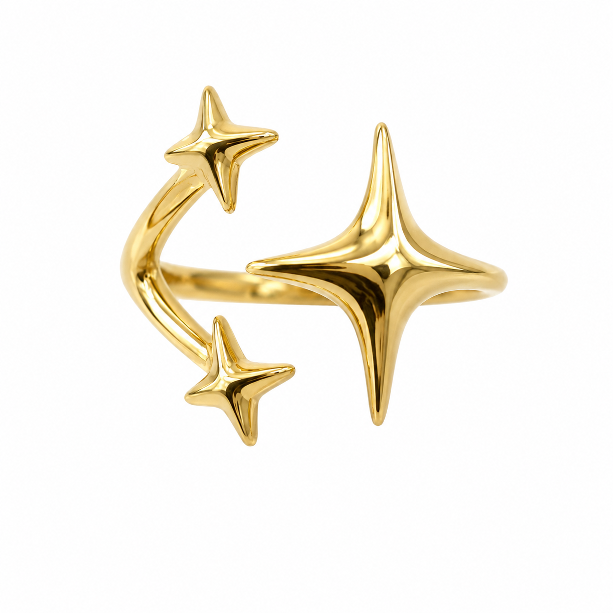 Ring 3 Stars Hypoallergenic