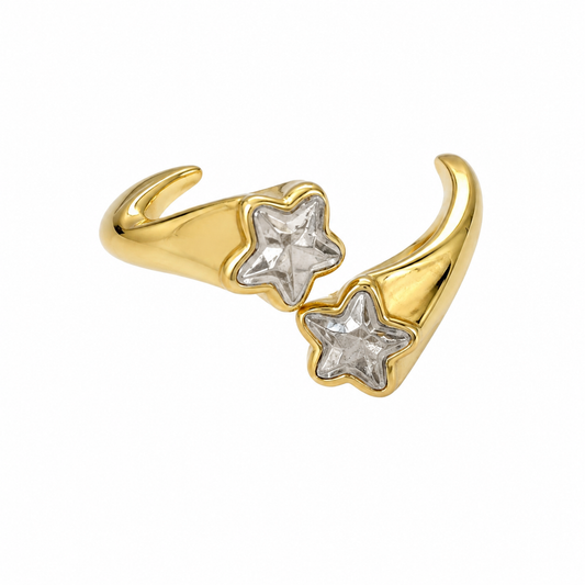 Ring Star Twins Water Resistant Hypoallergenic