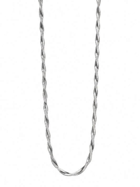Necklace Twisted Silver Deet