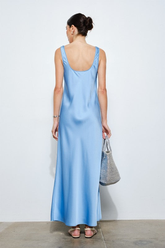 Satin Slip Maxi Dress