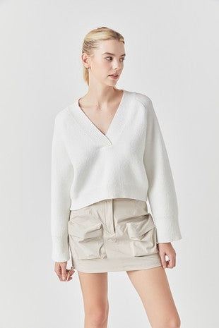 V-Neck Spring Sweater