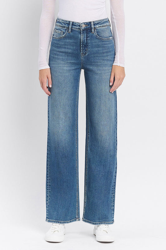Super High Rise Wide Leg Denim