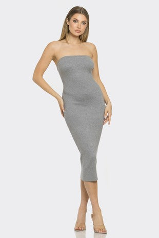 Casual Strapless Dress