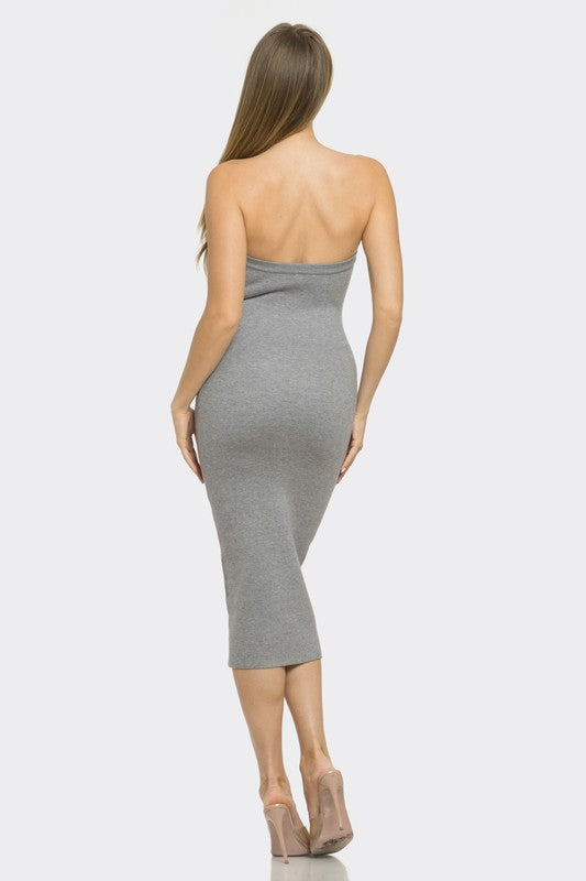 Casual Strapless Dress
