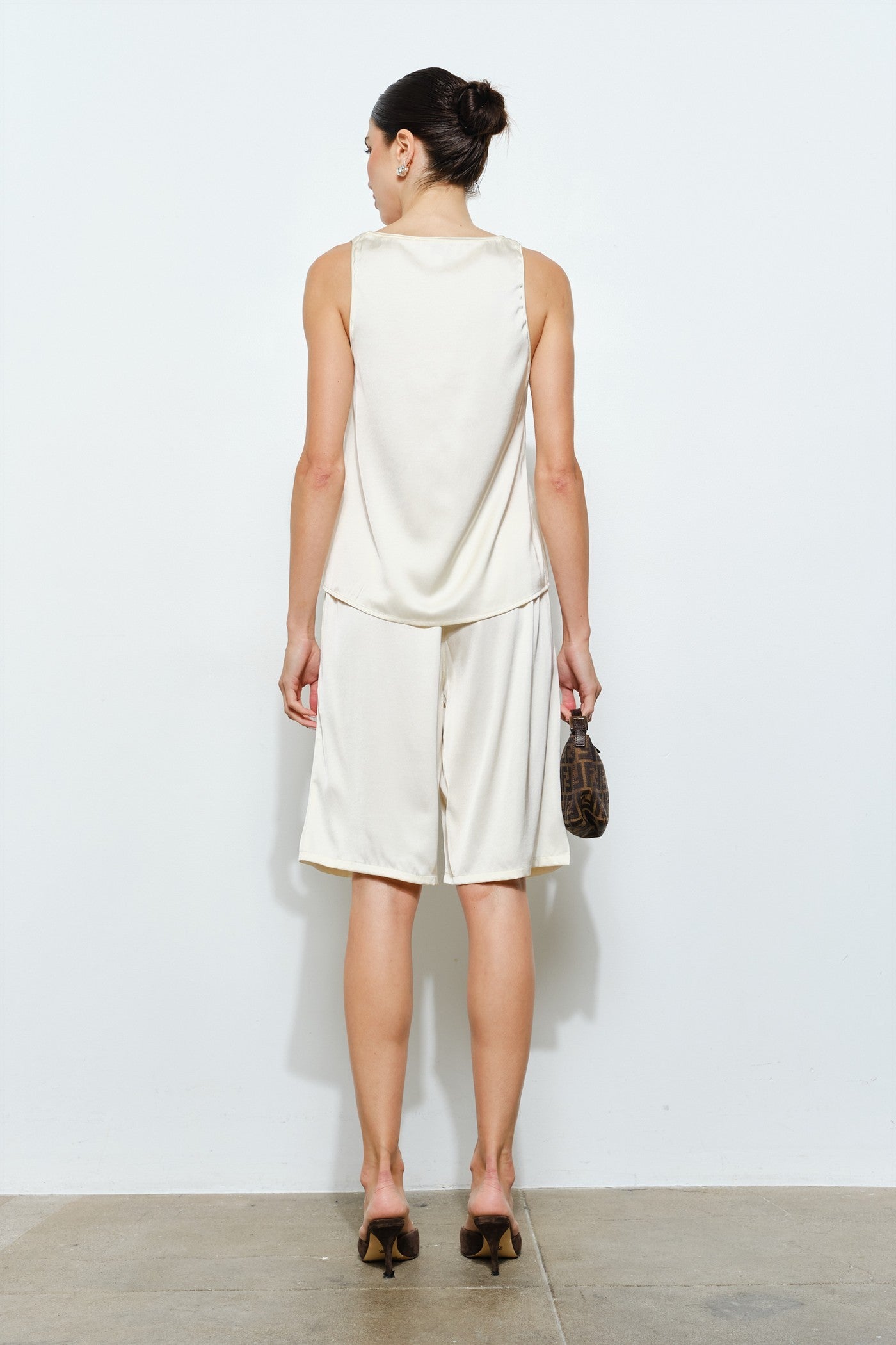 The Cordova Satin Tank Top