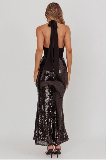 Sequin Maxi Dress