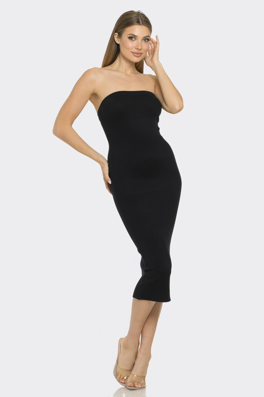 Casual Strapless Dress