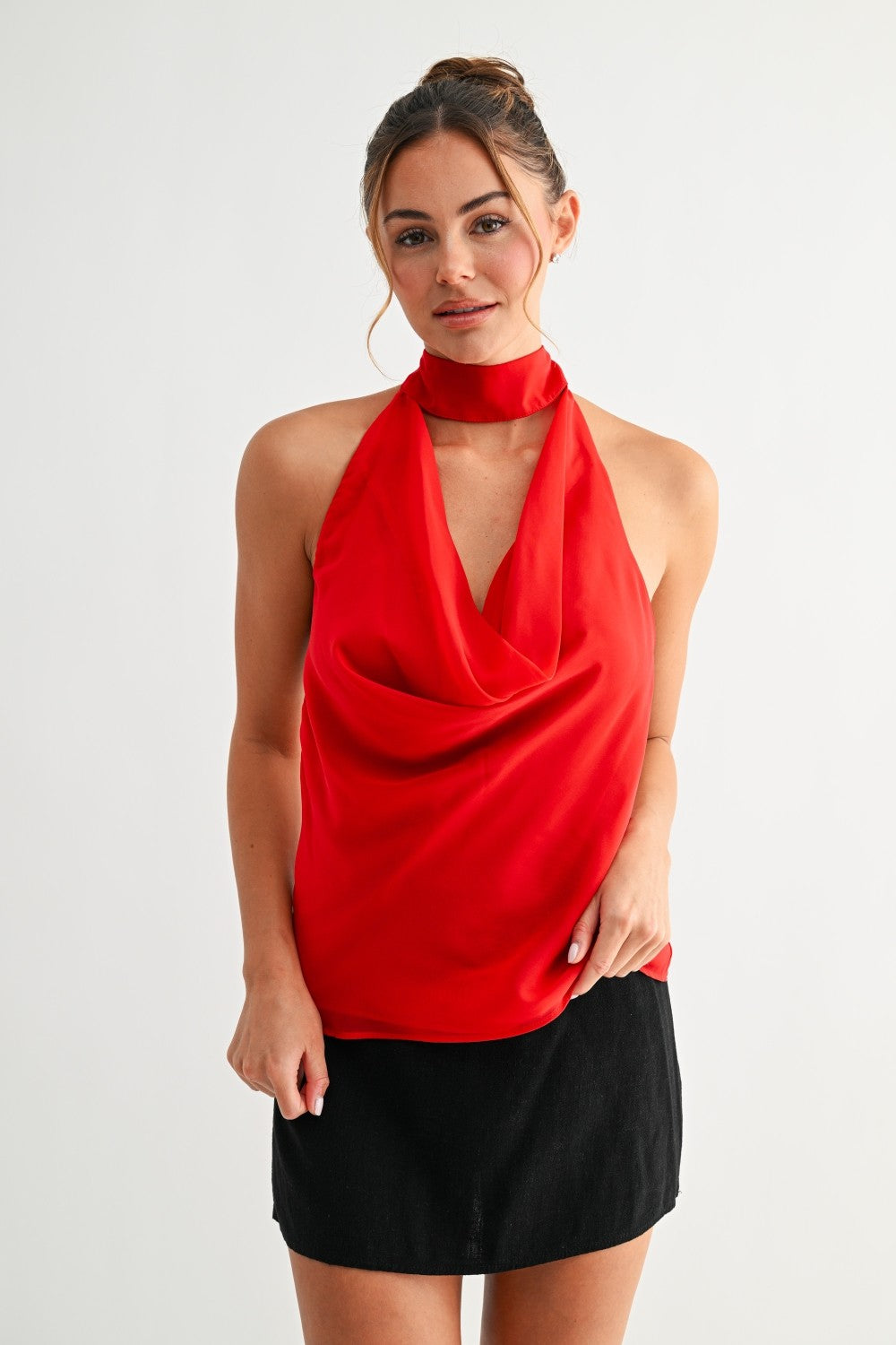 Satin Halter Top