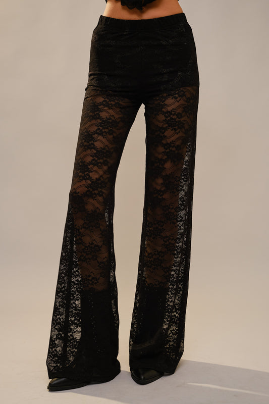 Floral Lace Pants