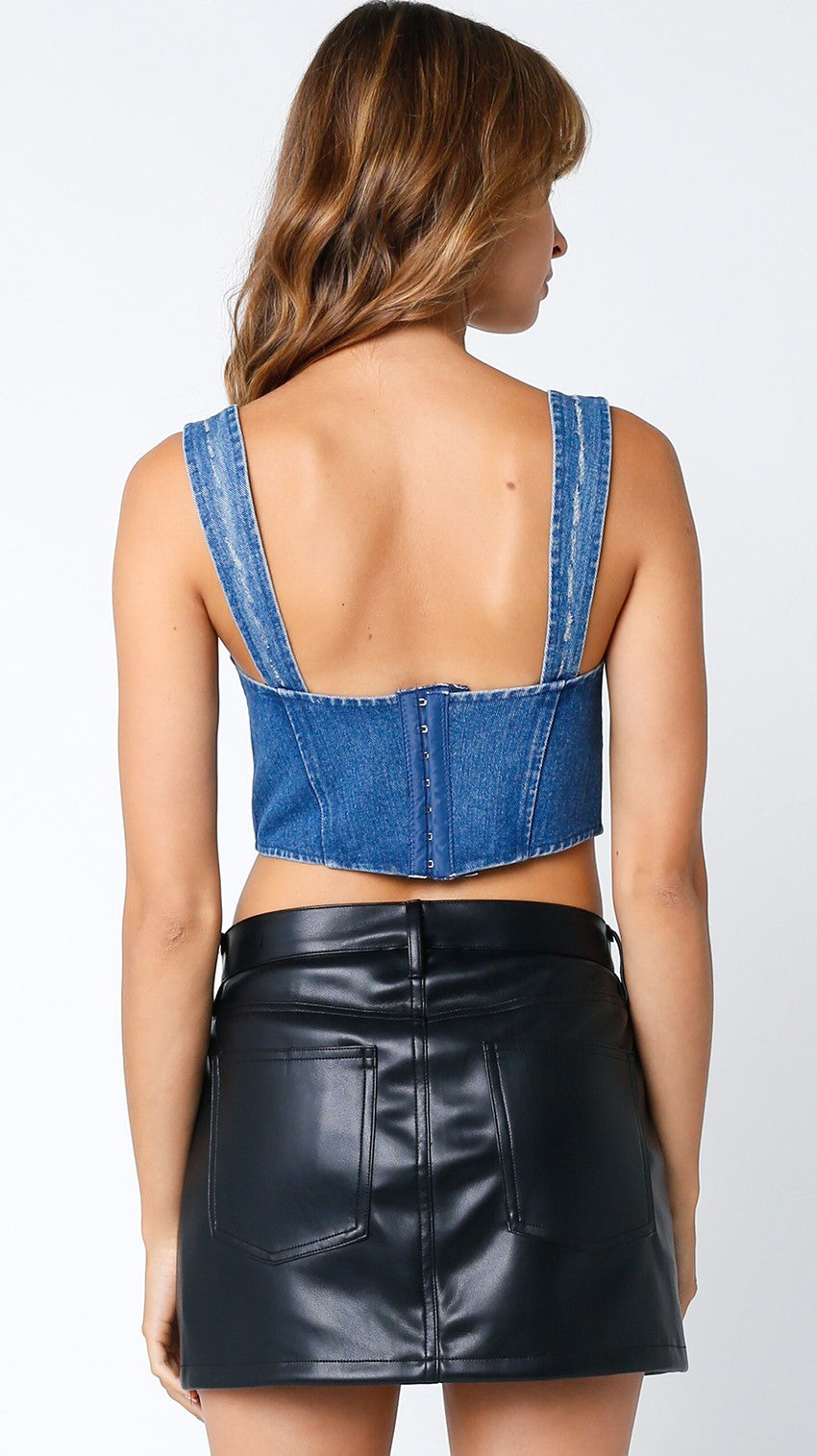 Denim Bustier